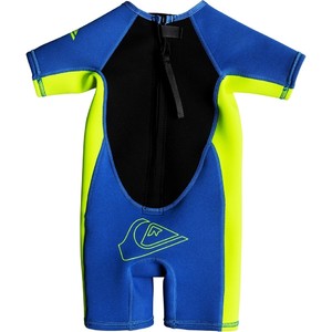 2019 Quiksilver Peuters Syncro 1.5mm Spring Shorty Wetsuit Blauw Eqtw503002